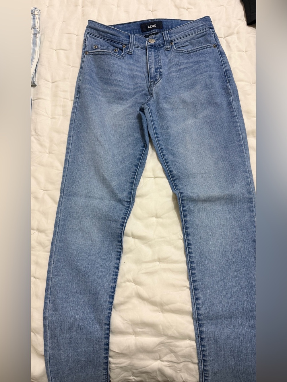 Aeropostale Women's Light Blue Skinny Jeans